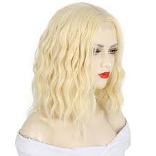 To get malin akerman's hairstyle, part your hair to the side as soon as you get out of the shower. Blonde Wavy Wig Short Nubianprincesshairshop Com