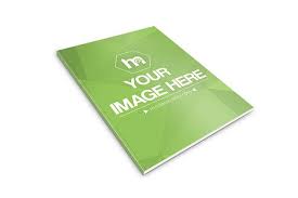 3d Mockup Of A Thin Book Or Magazine Lying On A White Isolated Background Showcase Your Book Or Magazine Designs With A Realistic On Books Mockup Paper Mockup