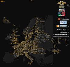 Gps rg pro red promods fix v6.0. Here S What The Full Map Looks Like With All Dlc Promods Rusmap Southern Region Map The Great Steppe More Installed Simultaneously Links In Comments Eurotruck2