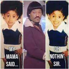 Mymamasaid This Cardi B Throwback Photo Has The Internet Exploding With Hilarious Memes Cardi B Funny Face Celebrities Laughing Most Hilarious Memes