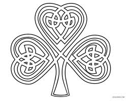 Color this 10 1/4 x 11 1/4 card stock cutout with your own colors while you read this fun poem about the father, son and holy spirit. Free Printable Shamrock Coloring Pages For Kids
