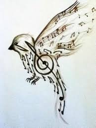 A Bird Made Out Of Music Notes Music Bird Tattoos Music Tattoo Designs Tattoos