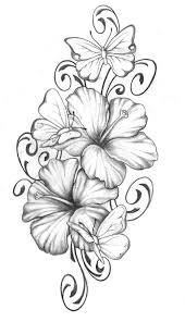 Papirouge Tattoo Zeichnungen Tattoos Hibiscus Tattoo Flower Tattoos