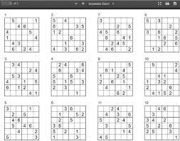 8 websites for 6x6 sudoku printable puzzles
