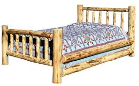 Check spelling or type a new query. Unfinished Hand Peeled Rustic Log Queen Bed