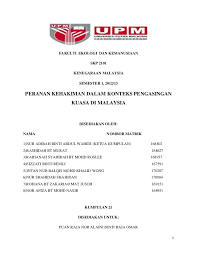 Contoh di atas contoh karangan saya, sih. Assignment Kenegaraan Malaysia