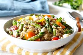 Bring water, butter and a pinch of salt to a boil. Colorful Spring Asparagus Couscous Salad Forks And Folly