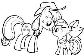 Color online with this game to color my little pony coloring pages and you will be able to share and to create your own gallery online. My Little Pony Princess Applejack And Baby Coloring Page My Little Pony Coloring Pages