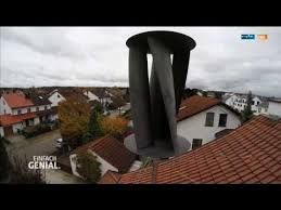 Die Windturbine Strom Vom Eigenen Dach Einfach Genial Mdr Youtube Windturbine Vertikale Windturbine Windkraftanlage