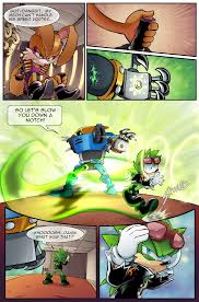 Scourge Eternal Blackout Chapter 3 Page 6 Should You Find Yourself Trapped In A Green Tornado Vortex Simply Blast Caramelldanse Sonic Heroes Sonic Art Sonic