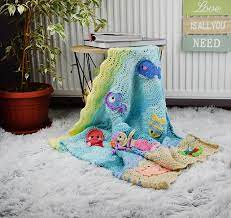 All patterns on creative poppy's website are printable and available for instant download. Easy But Stunning Baby Blanket With Crochet Sea Creatures Appliques Knit And Crochet Daily