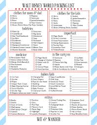 The Ultimate Disney World Packing List Expert Packing Tips Disney World Packing Disney World Planning Packing List For Disney