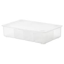 Ikea drona storage box canvas shelf folding organiser toy boxes uk seller. Glis Box Mit Deckel Transparent 34x21 Cm Ikea Osterreich