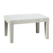 Save to favorites terrazzo black coffee table. Grey Rattan Outdoor Garden Coffee Side Table Trueshopping