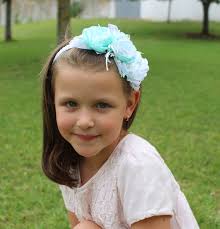 White Mint Flower Headband Wedding Headband Toddler Little Girl Headband  Hard Headband Birthday Party Headband Gift for Girl Pretty Headband