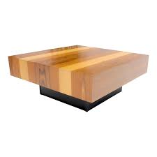 Your coffee table can blend with your decor or it can set the style. Danish Mid Century Modern Exotic Woods Stripe Pattern Large Square Coffee Table Chairish