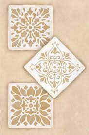 Stencils Renaissance Tile Stencils 1 Royal Design Studio Tile Stencil Tile Crafts European Tiles