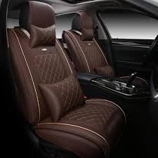 High Quality Leather Universal Car Seat Cover For Skoda Octavia 2 A7 A5 Fabia Superb Rapid Yeti Super Car Acc Leather Car Seat Covers Car Seats Car Accessories
