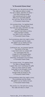 A Thousand Kisses Deep A Thousand Kisses Deep Friend Poems Leonard Cohen