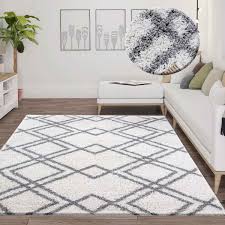 Rugs are not attached to the floor. Prime Shaggy Rug High Pile Rug Carpet Livingroom Scandinavian Style Bedroom Rug Trendy Rugs And Carpets Grey Pe1000 Ceres Webshop