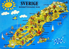 Map location, cities, capital, total area, full size map. Large Tourist Illustrated Map Of Sweden Sweden Europe Mapsland Maps Of The World