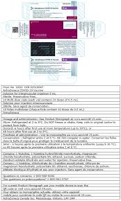 Trial, 'no increased risk' of blood clots. Authorization Of Astrazeneca Covid 19 Vaccine With English Only Vial And Carton Labels Recalls And Safety Alerts