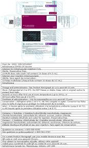 And verity pharmaceuticals/serum institute of india (sii). Authorization Of Astrazeneca Covid 19 Vaccine With English Only Vial And Carton Labels Recalls And Safety Alerts