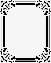 Black And White Flower Vines Clipart Pattern Flower Vine Border Flower Patterns Flowering Vines Vine Border