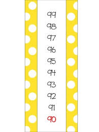 Vertical Hundreds Chart