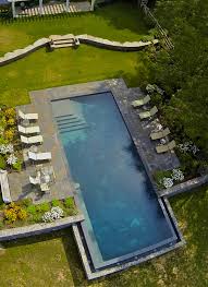 Simple Rectangle Pool Small Pools Backyard Inground Pool Designs Rectangle Pool