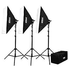 Fovitec Studiopro 3x 24x36 Softbox Lighting Kit W 6400 W Total Output Pro Includes Stands Softboxes Socket Heads 15x 85w Bulbs Walmart Com Walmart Com