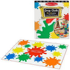 Easy envelope pillow cover from drop cloth. Drop Cloth For Kids Art Projects And Easels Educational Toys Planet