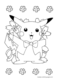 Charizard hat pikachu is one of those costumes we always wanted. Christmas Pikachu Coloring Page Novocom Top