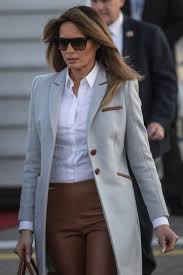 Melania trump embraced the spirit of the season and visited a children's hospital in a red and white striped coat. Melania Trump S Most Expensive Outfits Business Insider