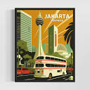 Jakarta Art Print - Etsy