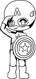 Baby Captain America Coloring Page Captain America Coloring Pages Superhero Coloring Pages Cartoon Coloring Pages