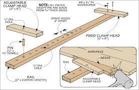 Homemade wood clamps, simple shop made bar clamps, no hardware needed. Cool Diy Clamp Lets See Yours Woodworking Talk Woodworkers Forum Woodworking Woodworking Tips Downloadable Woodworking Plans