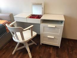 Huge sale on dressing table now on. Ikea Dressing Table Cabinet Chair Set Can But Separately Please Read Description Furniture Home Living Furniture Tables Sets On Carousell