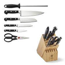 Henckels silvercap knife block set, 14 piece, black. Zwilling J A Henckels Professional S 7 Piece Knife Block Set Williams Sonoma