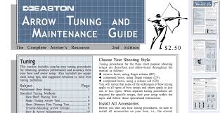 Easton Arrow Tuning Guide Easton Archery