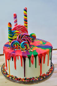 Birthday Cake On Fire Too Many Candles 15 Rainbow Cakes That Look Too Perfect To Eat Momooze Com Candy Birthday Cakes Rainbow Cake Drip Cakes