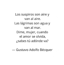 Gustavo Adolfo Becquer Poesia Romantica Becquer Frases Citas De Pensamientos