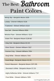 It's another great wall color for a high contrast look. Benjamin Moore Paint Colors For Bathrooms