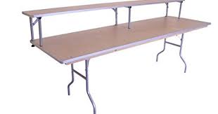 Folding Table Riser Commercial Quality Six Foot Wood Bar Top With Aluminum Edge Visit The Image Link More Det Wood Bar Top Bar Top Tables Outdoor Wood Bar