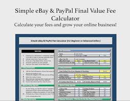 Check out one of our sister sites! Simple Ebay Paypal Final Fee Calculator Free Invoice