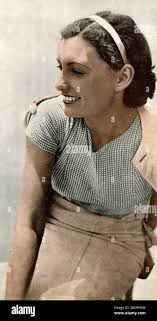 actress Nina Simonetti during the filming of Il Canale degli Angeli Stock  Photo