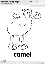 612x792 camel coloring page for kids camel coloring pages free printable. Camel Coloring Page Super Simple
