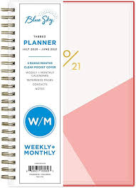 Amazon Com Blue Sky 2020 2021 Academic Year Weekly Monthly Planner Flexible Cover Twin Wire Binding 5 X 8 Ca In 2020 Refillable Planner Planner Best Planners
