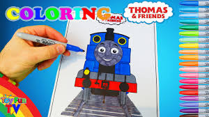 Green and red thomas and. Thomas And Friends Coloring Book Thomas The Tank Engine Colour Episode Colouring In Toyfuntv Youtube