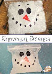 Snow Science Expanding Snowman Winter Science Experiments Winter Science Winter Preschool